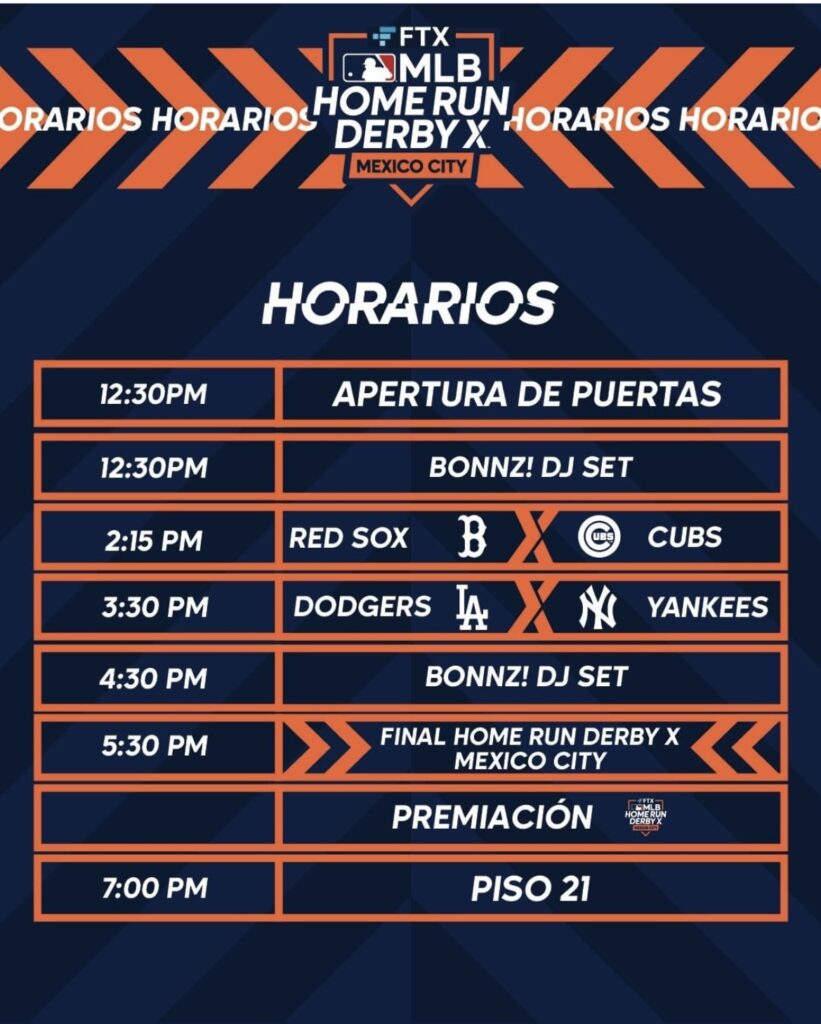 Todo listo para FTX MLB Home Run Derby X Ciudad de México En la zona